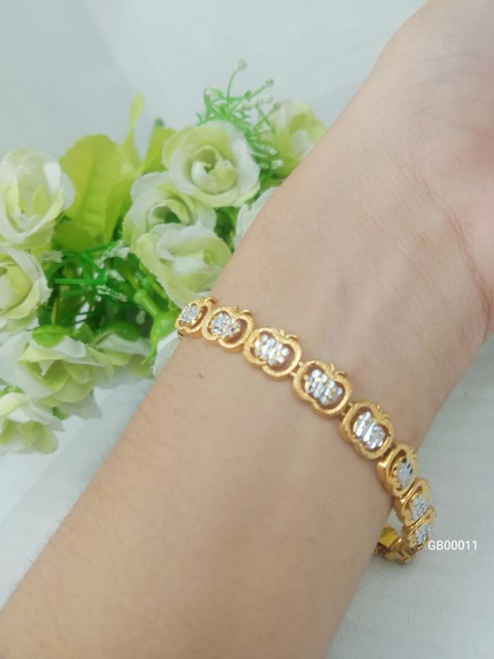 Gelang cantik motif apel gelang bunga motif apel warna kombinasi