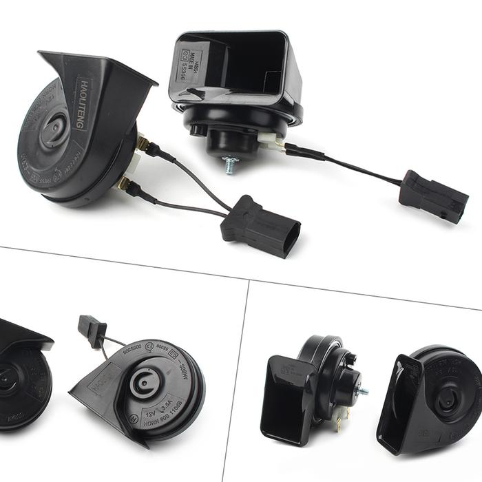 2Pcs Car Snail Horn 12V 125db Loud Horn For VW Golf MK5 MK6