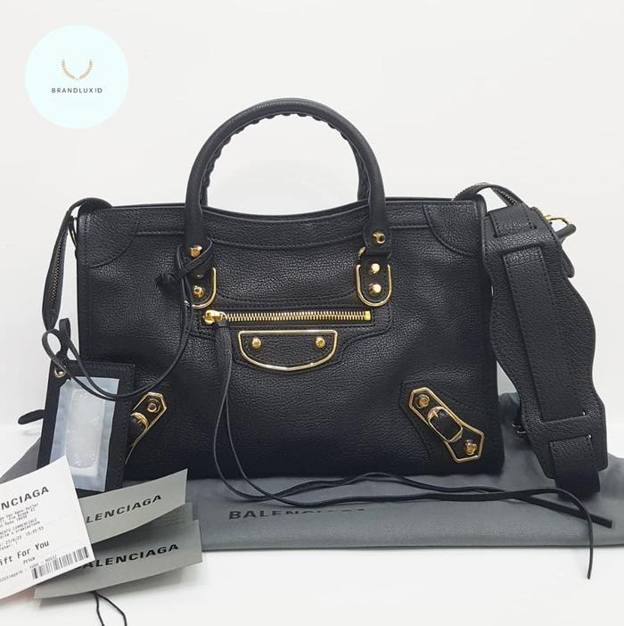 Balenciaga Small city edge black