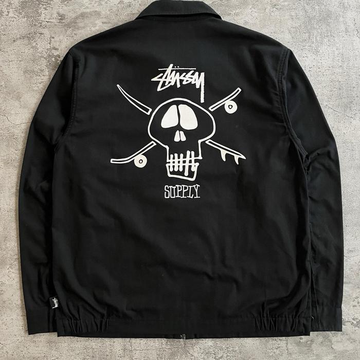 Jaket stussy x supply work jacket original preloved
