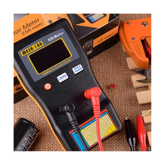 MESR-100 Capacitance Ohm Meter Professional Measuring Capacitance Resistance Capacitor Circuit Teste