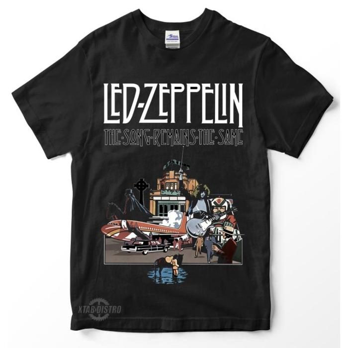Kaos LED ZEPPELIN - THE SONG REMAINS THE SAME Premium tshirt led Zeppelin