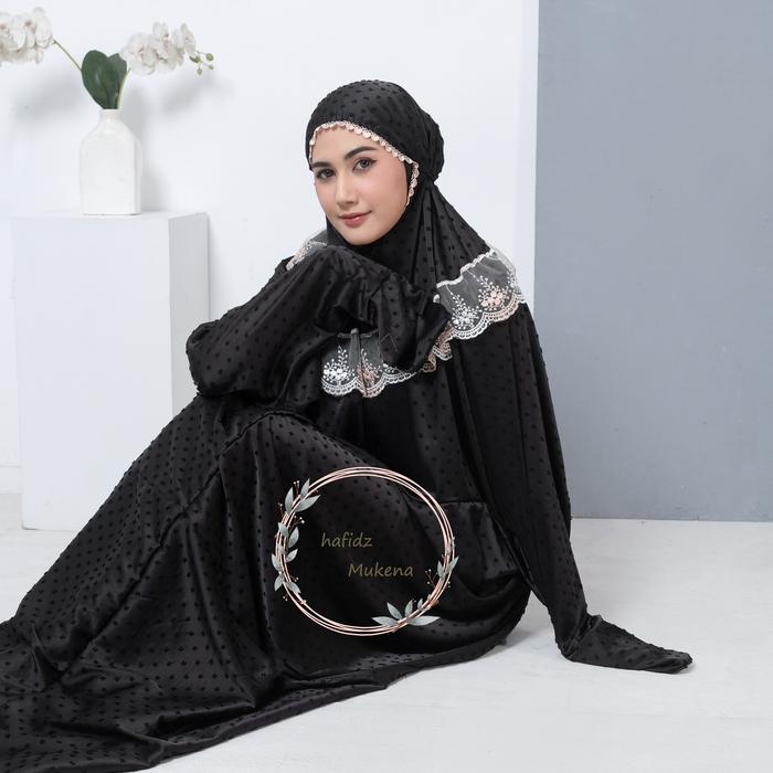 Mukena Langsungan Dewasa Terusan Lajuran Santri Terbaru 2025 Sutra Armanny silk Uragiri Renda Mewah 