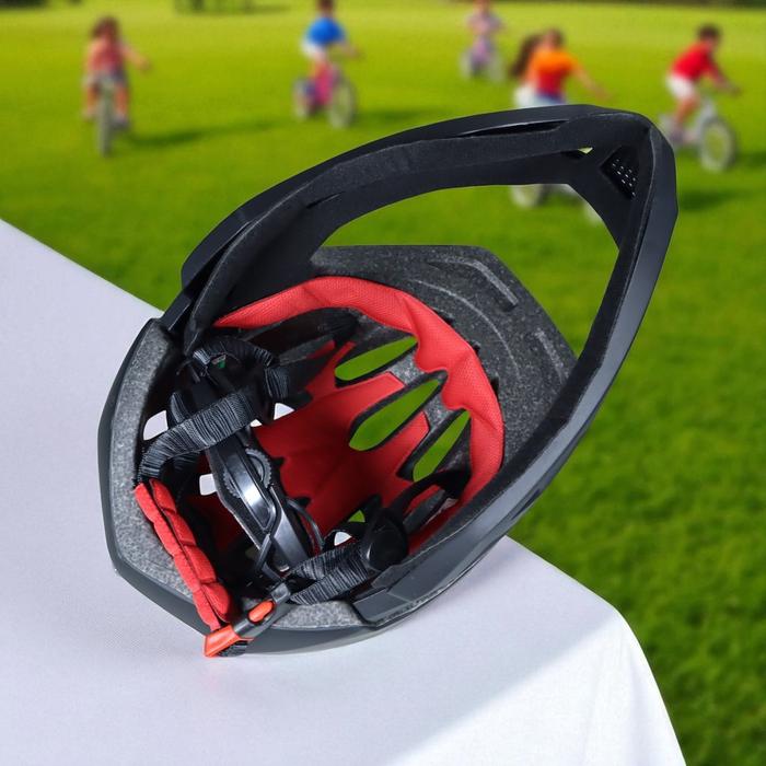 Helm Modular Sepeda Anak Full Face Bike Size S -7RSEF8BK Black