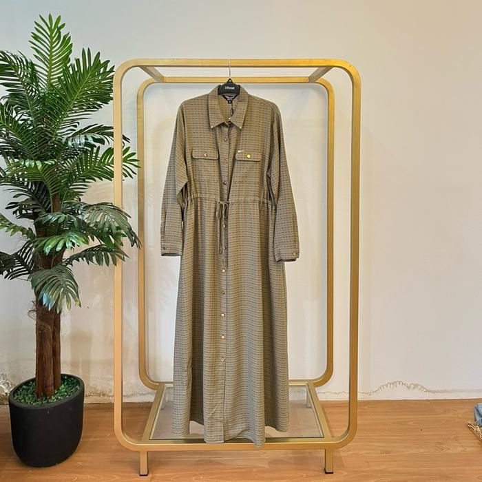 Hikmat C8895-02 Green Size XL Dress Wanita