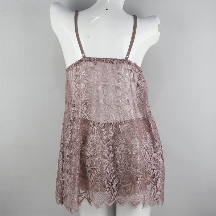 Scelta - Lingerie Dan Hotpant Renda Transparan Sexy Baju Tidur Transparan Celana Pendek Ld Ht 83059