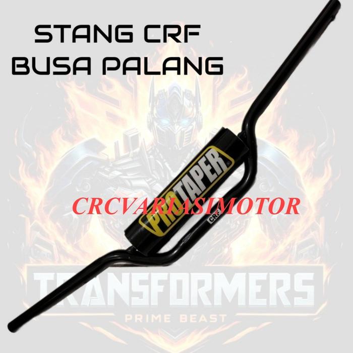 #CRC#PAKET 2IN1 STANG CRF + BUSA PALANG UNIVERSAL SEMUA MOTOR BAHAN STANG TEBAL
