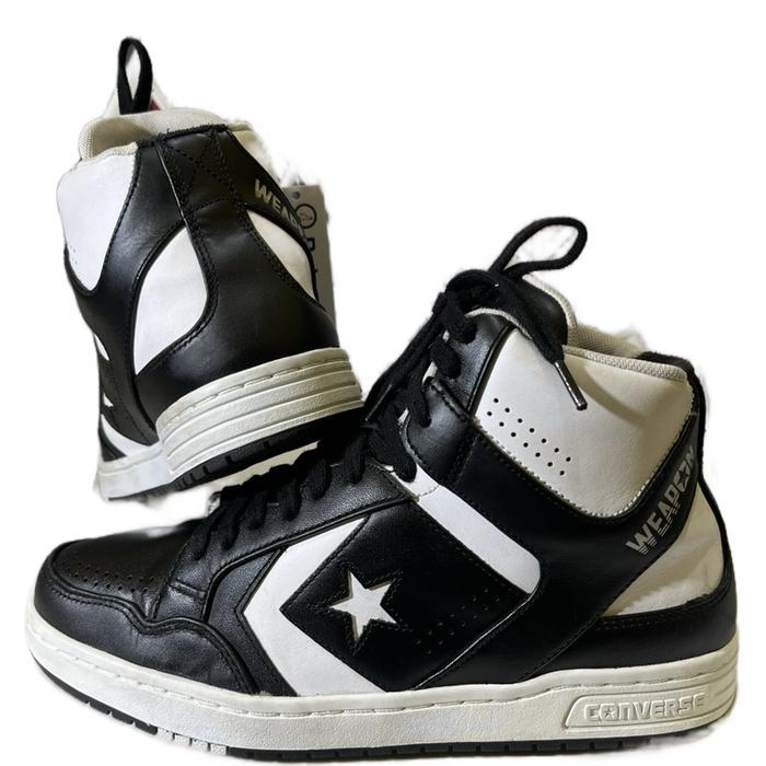 CONVERSE WEAPON BLACK/WHITE Size EUR 42/26.5CM