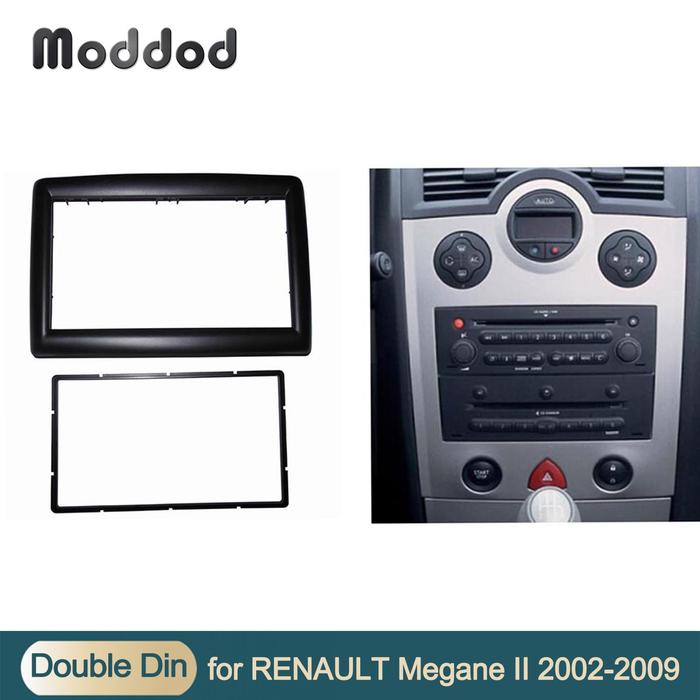 Double Din Fascias for RENAULT Megane II 2002-2009 Car Audio Facia
