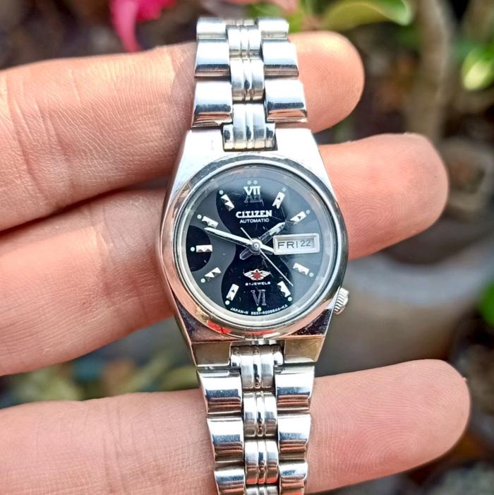 Jam Tangan Wanita Original Citizen Black Dial Automatic
