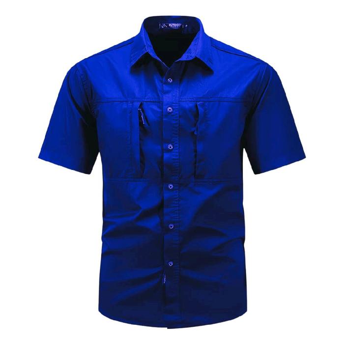 Kemeja Tactical sleting lengan pendek / Kemeja Tactical Lengan Pendek / Kemeja Pria / Kemeja Hitam /
