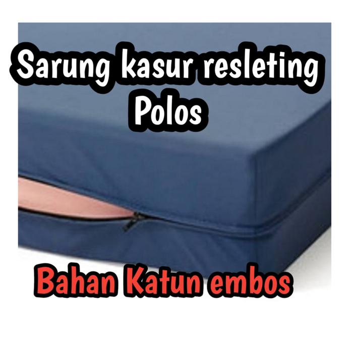 Sprei Resleting Polos Embos 180x200 Tinggi 20 cm