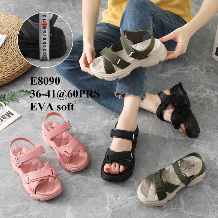 NEW Sandal Wanita Sandal TALI SILANG GUNUNG HYS E8090