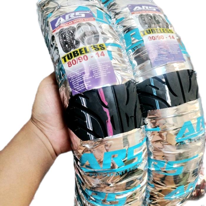 Bestone Sepasang 1 Set Ban Motor Matic Tubles Vario Beat Xeon Mio Ring 14 Ukuran 80/90-14 & 90/90-14