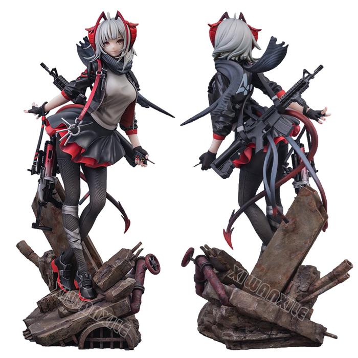Figur Permainan Anime Arknights W 28Cm Arknights Ch'en Tokoh Aksi
