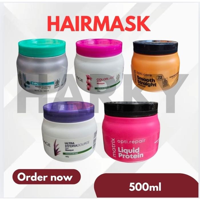 Matrix biolage hairmask matrix hydrasource colorlast scalppure colling