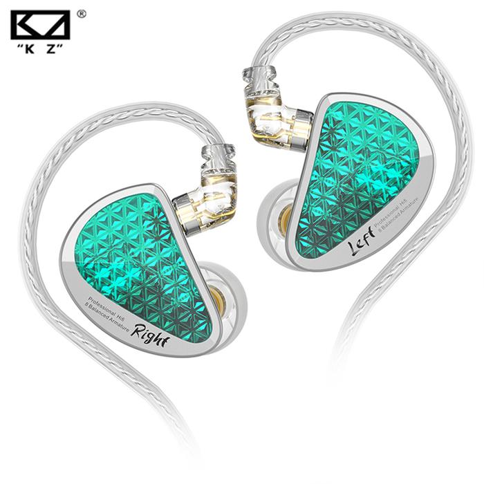 KZ AS16 Pro In Ear Wired Earphones 16BA Balanced Armature HIFI Bass