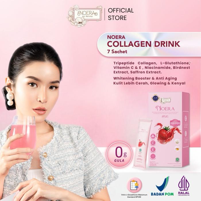 MINI NOERA COLLAGEN | MINUMAN KOLAGEN PENCERAH BADAN WITH GLUTATHIONE | COLLAGEN BEAUTY DRINK UNTUK