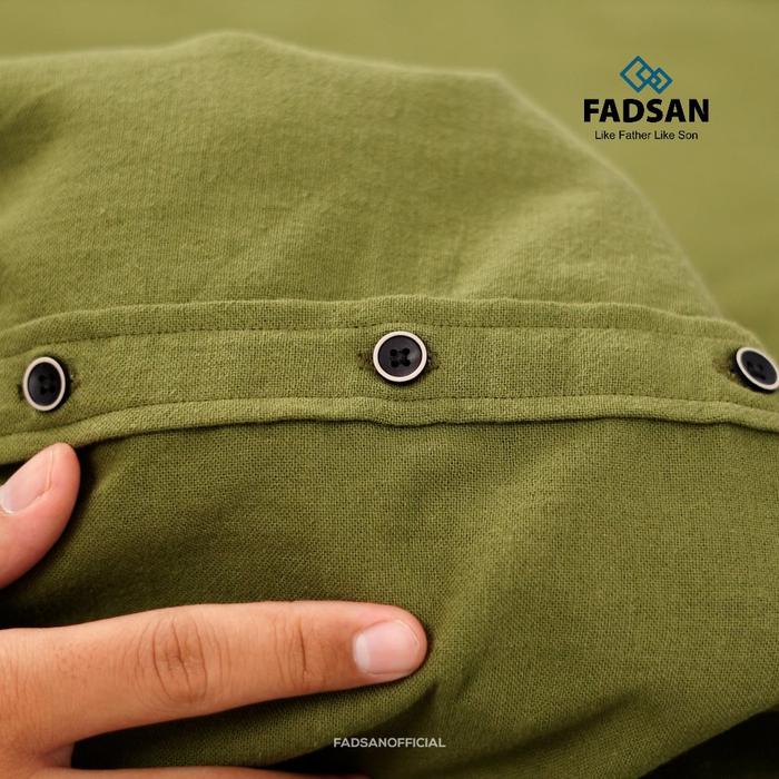 Ready Stok [Best Seller] Fadsan - Baju Koko Anak Bayi Laki Dan Ayah Pria Dewasa Couple Tufy Warna Hi