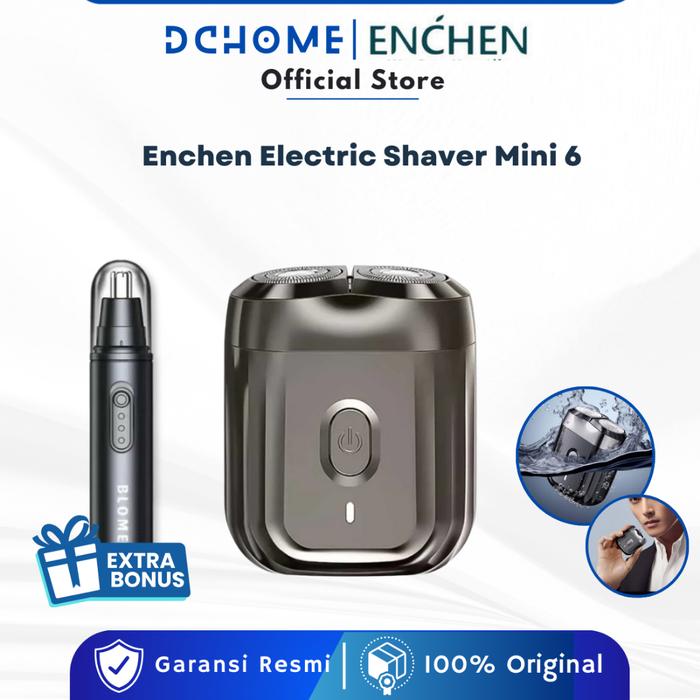ENCHEN Mini 6 Portable Mini Shaver Alat Cukur Elektrik Jenggot Pencukur Kumis Waterproof NoseTrimmer
