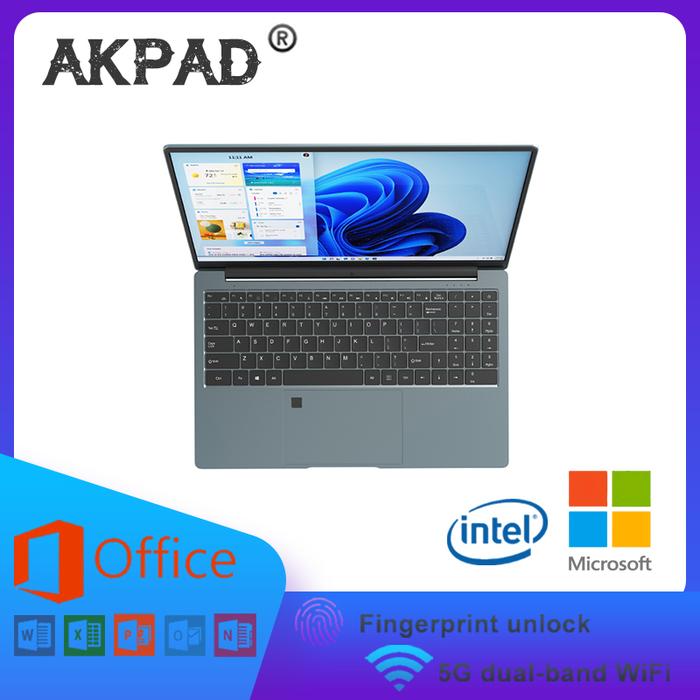 AKPAD 15.6-inch IPS Screen 16GB RAM  256GB 1TB  2TB SSD Intel Celeron