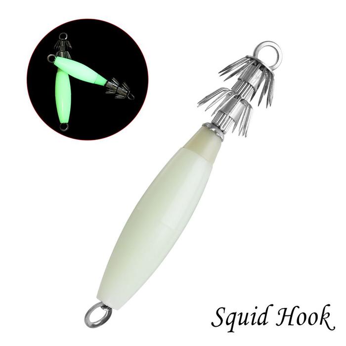 1/5PCS HOT Angling Simulation Jigs Octopus Bait Squid Hook
