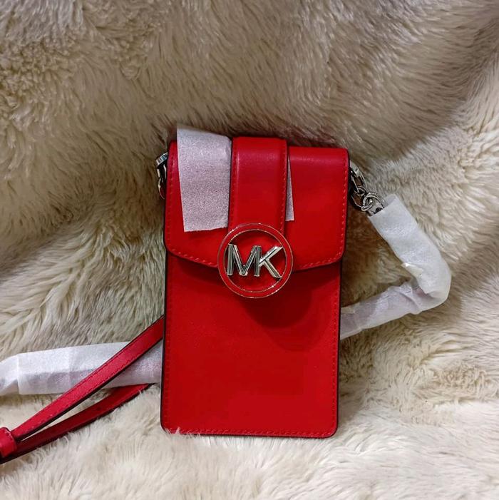 *MK PHONE BAG CARMEN BRIGHT RED*