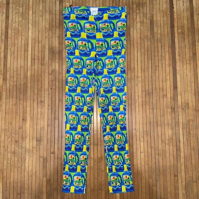 PLEATS PLEASE By ISSEY MIYAKE JAPAN DESIGNER LUXURY WASH DETERGENT PATTERN PLEATED PANTS kapital pra