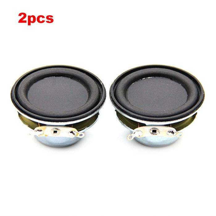 2Pcs Audio Speaker 4Ω 5W 40mm 1.5 Inch Full Range Multimedia Speaker