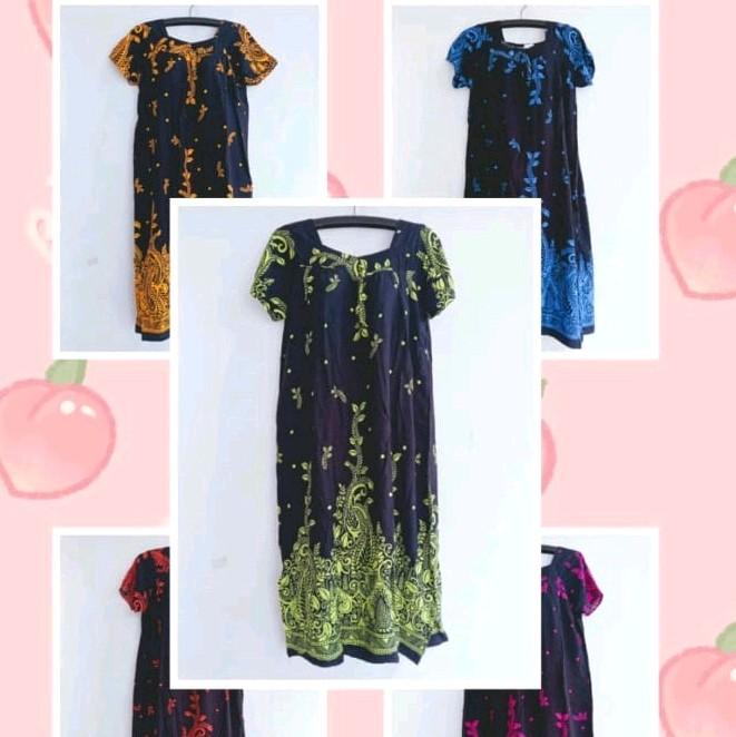 Daster Sikak Putri Ayu Rayon Kwalitas A Dingin Banget Tidak Luntur Cocok Baju Harian - Busui, Bumil