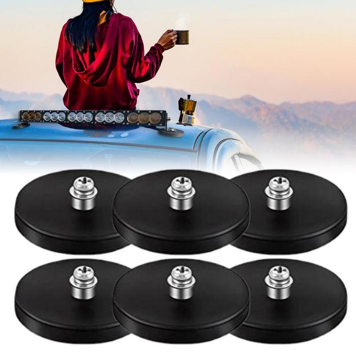 Neodymium Magnet Anti-scratch 6 Pcs Neodymium Magnet Base With M4/M6