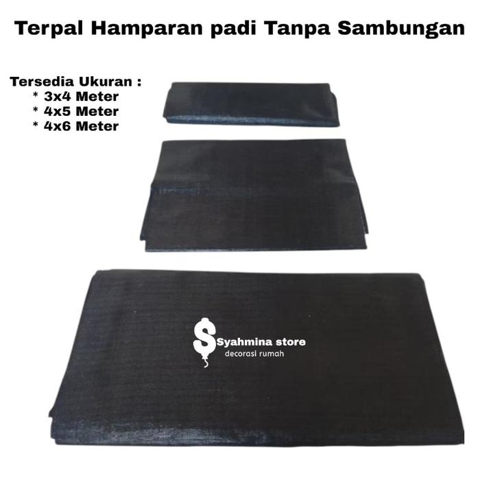 Terpal Hampan Padi Tanpa Sambungan Lot Laburan Jemur Padi Serbaguna Tebal Kuat