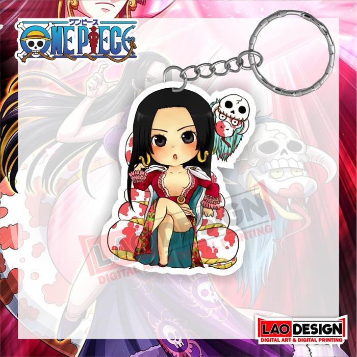 Gantungan Kunci Boa Hancock One Piece - Gantungan Kunci Akrilik One Piece - Ganci Boa Hancock One Pi