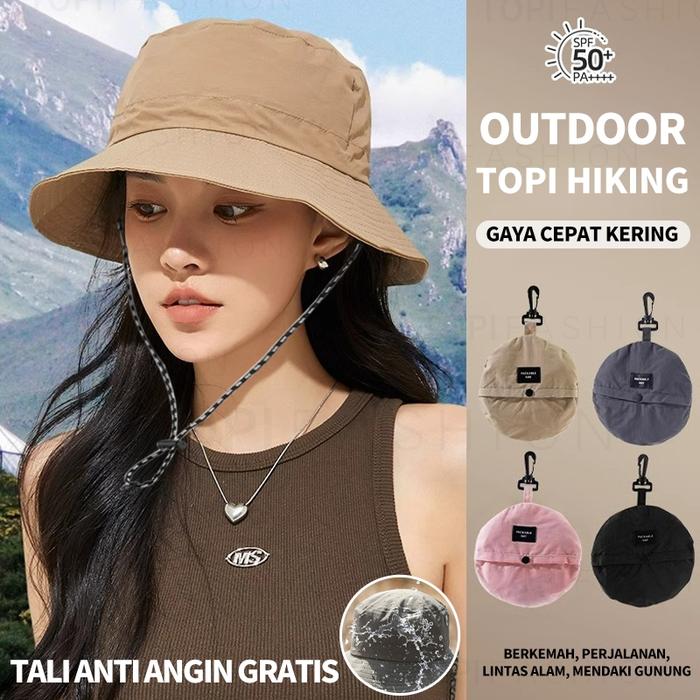 Bucket hat impor topi wanita korea Dapat dilipat topi dewasa wanita murah dapat disesuaikan topi spo