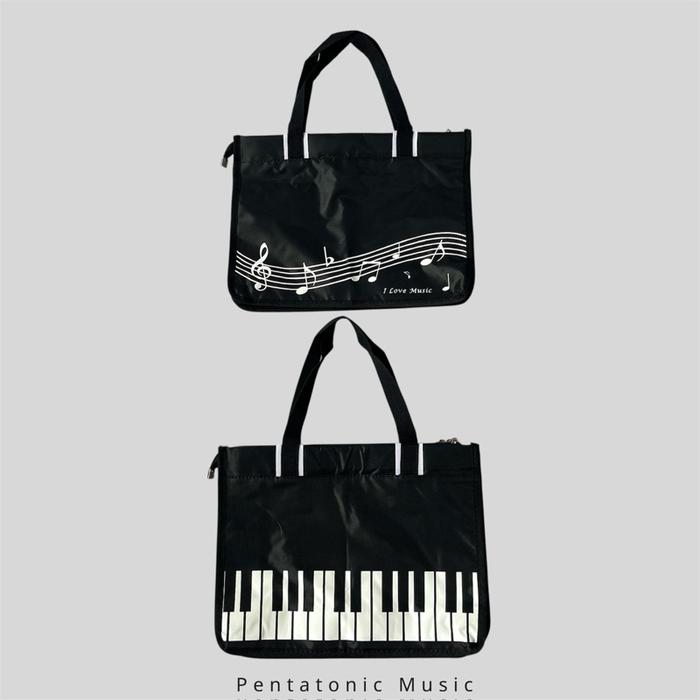 I Love Music Bag Piano Melody Tas Musik Pentatonic