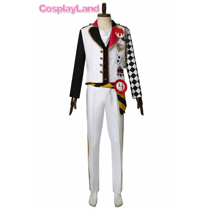 Permainan Twisted-Wonderland Cosplay Deuce Sekop Kostum Halloween