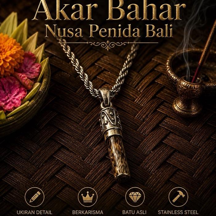 DEWATA SILVER KALUNG AKAR BAHAR / ULI GADANG ASLI  NUSA PENIDA BALI UKIRAN KHAS BALI RINGS PRIA - DI