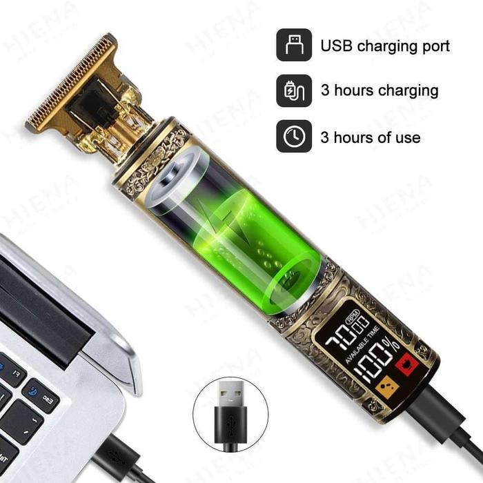 Alat Cukur Elektrik Hair Clipper Trimmer Model Dragon - T9