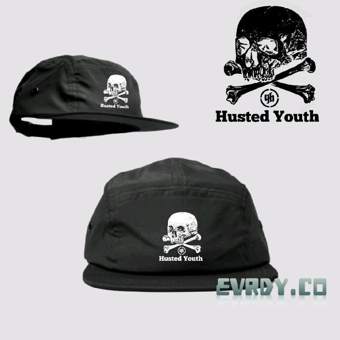 Topi Five Panel Casual Husted Youth /Topi 5 Panel Skena Dewasa