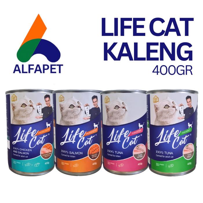 Life 400gr KALENG makanan kucing life cat kaleng