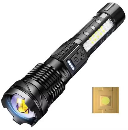 Kaluku Mall - MACROCOSM Lampu Senter LED Rechargeable Flashlight 600 Lumens 800mAh - A76