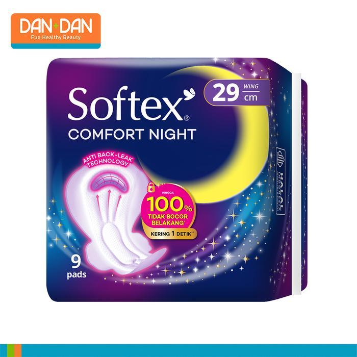 Softex Comfort Night 29cm 9 Pads