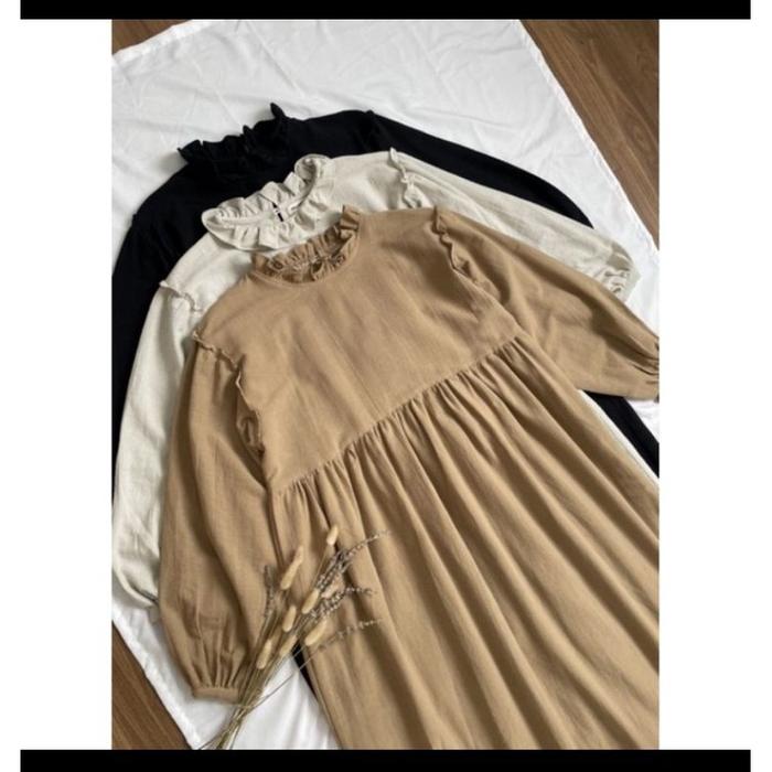 shaly midi dress(reseller resmi Hiza official) Promo Diskon