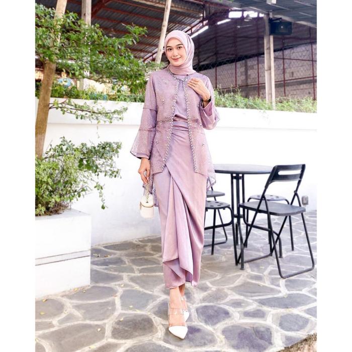 HARGA TERJANGKAU! ONESET CLARISSA DRESS TERBARU 2024 (OUTER DIJUAL TERPISAH) SET INNER + OUTER + ROK