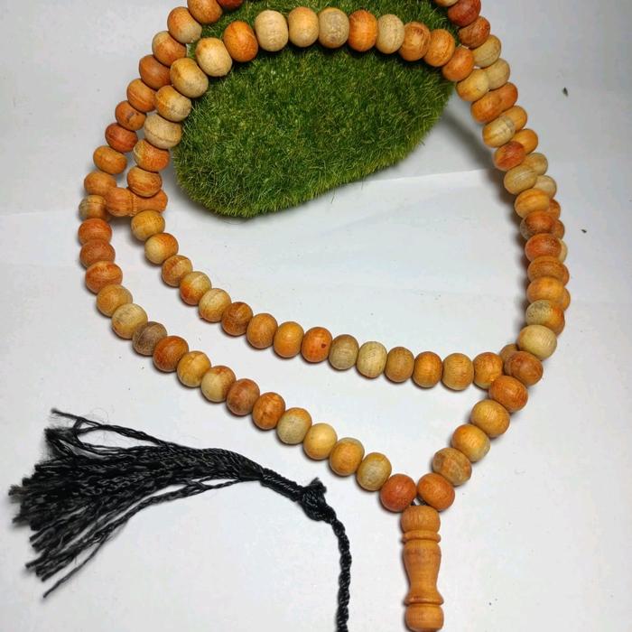 Tasbih 99 kayu secang merah delima