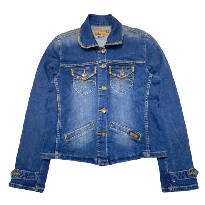 Jaket jeans wanita denim merk Lois original preloved