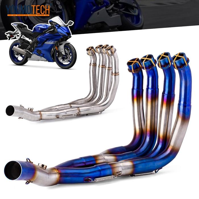 51MM Slip On untuk Yamaha YZF-R6 R6 2006-2021 Knalpot Sepeda Motor