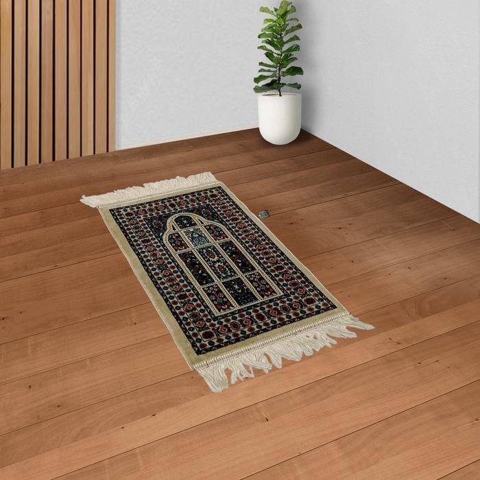 Albeit Sajadah Mini Platinum Carpet Tebal 35 x 60 CM Travel Muslim Motif Turki