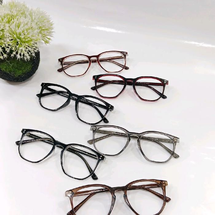 Oscar -kacamata vermont normal s/d -6. 00 bluaray photocromic, eyewear Glassess Frame lensa antiradi