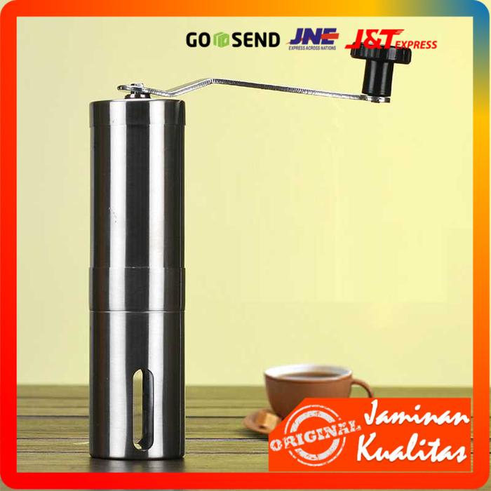 Gilingan Manual Grinder Alat Penggiling Kopi Stainless Steel